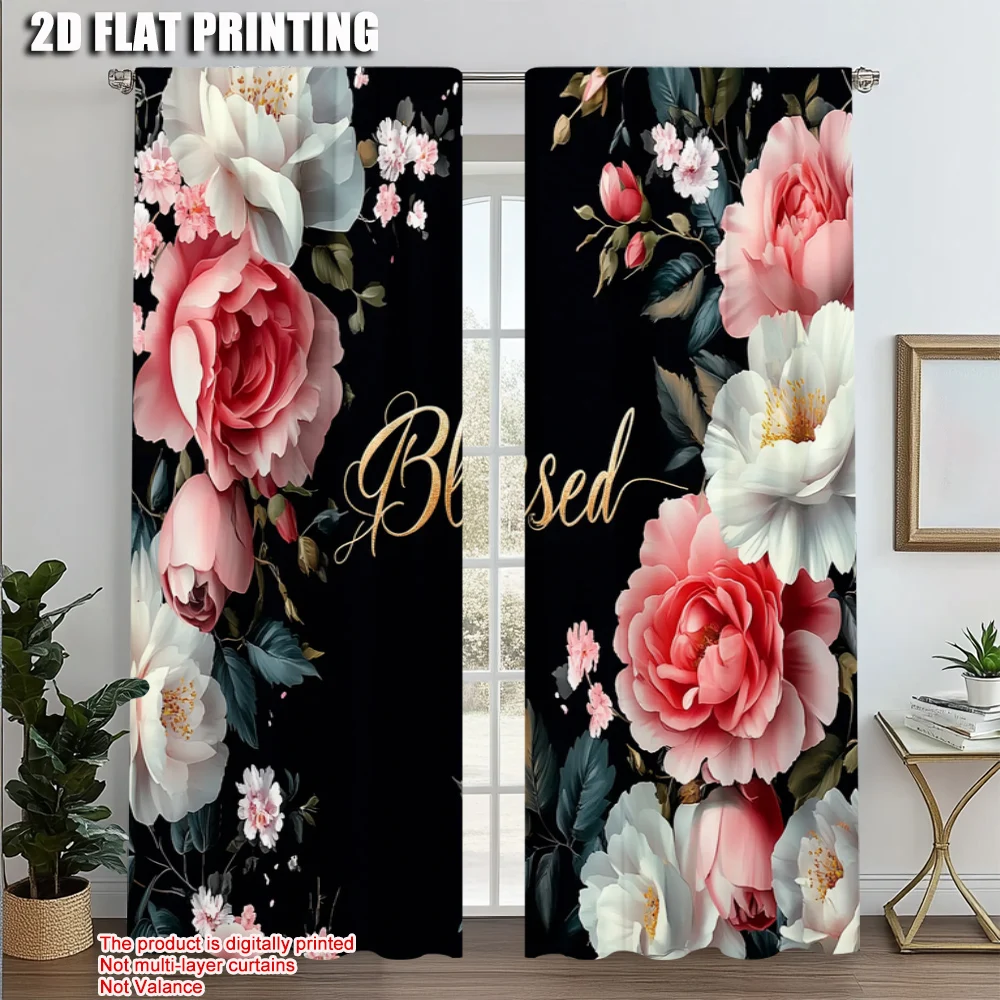 2pcs, Contemporary Curtains 2D print Flowers Versatile Fabric (without rod) All Seasons for Bedroom Living Room Study Room
2pcs, Contemporary Curtains 2D print Flowers Versatile Fabric (without rod) All Seasons for Bedroom Living Room Study Room