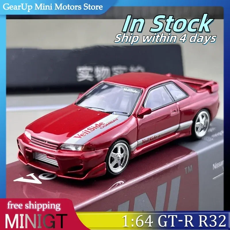 MINIGT 1:64 GT-R R32 Skyline VeilSide Combat C-I 987, литая под давлением модель из сплава, классическая коллекционная игрушка-дисплей JDM для любителей автомобилей
MINIGT 1:64 GT-R R32 Skyline VeilSide Combat C-I 987, литая под давлением модель из сплава, классическая коллекционная игрушка-дисплей JDM для любителей автомобилей
