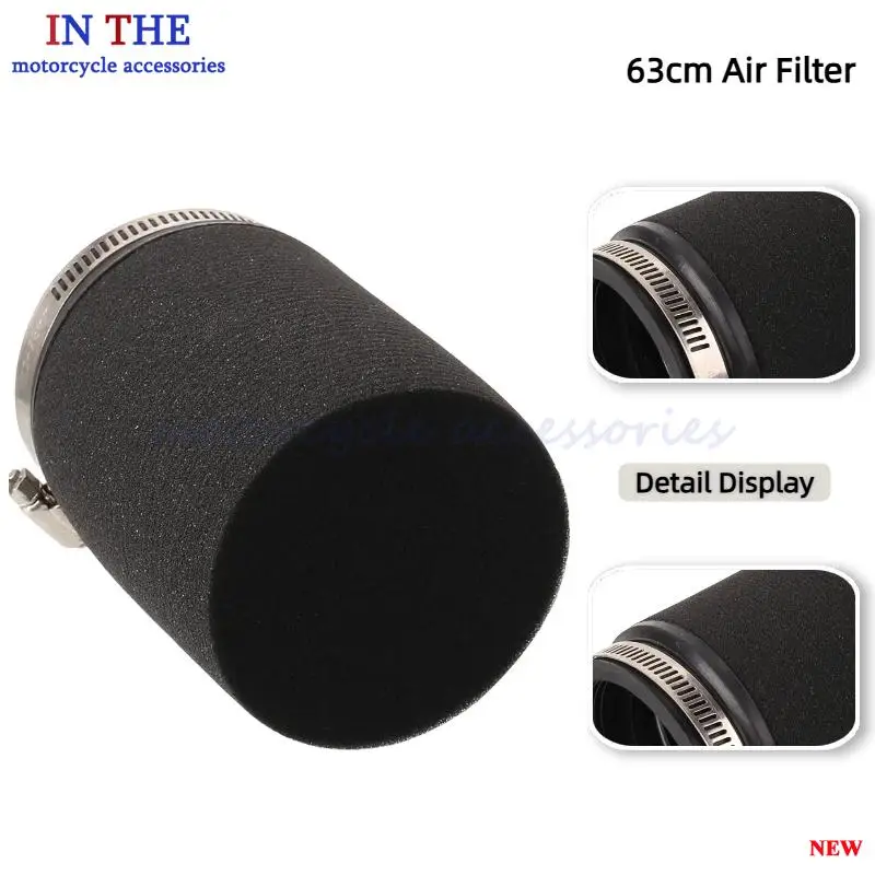 High Flow 63cm Black Sponge Air Filter Washable Dustproof Foam Air Cleaner Universal Motorcycle ATV Replacement Part
High Flow 63cm Black Sponge Air Filter Washable Dustproof Foam Air Cleaner Universal Motorcycle ATV Replacement Part