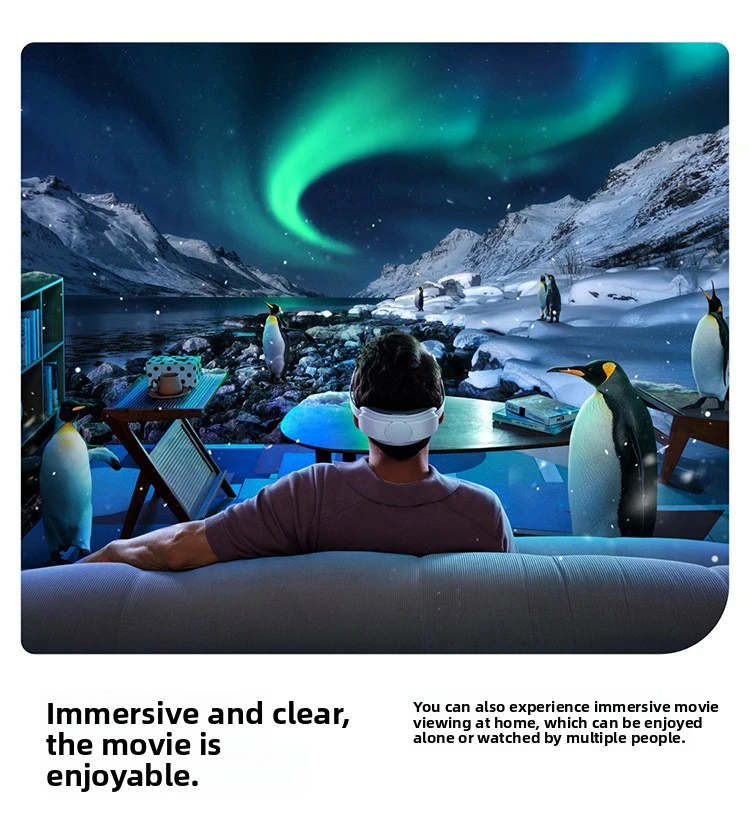 4K HD 3D Умные VR-очки для полного погружения в виртуальную реальность
4K HD 3D Умные VR-очки для полного погружения в виртуальную реальность