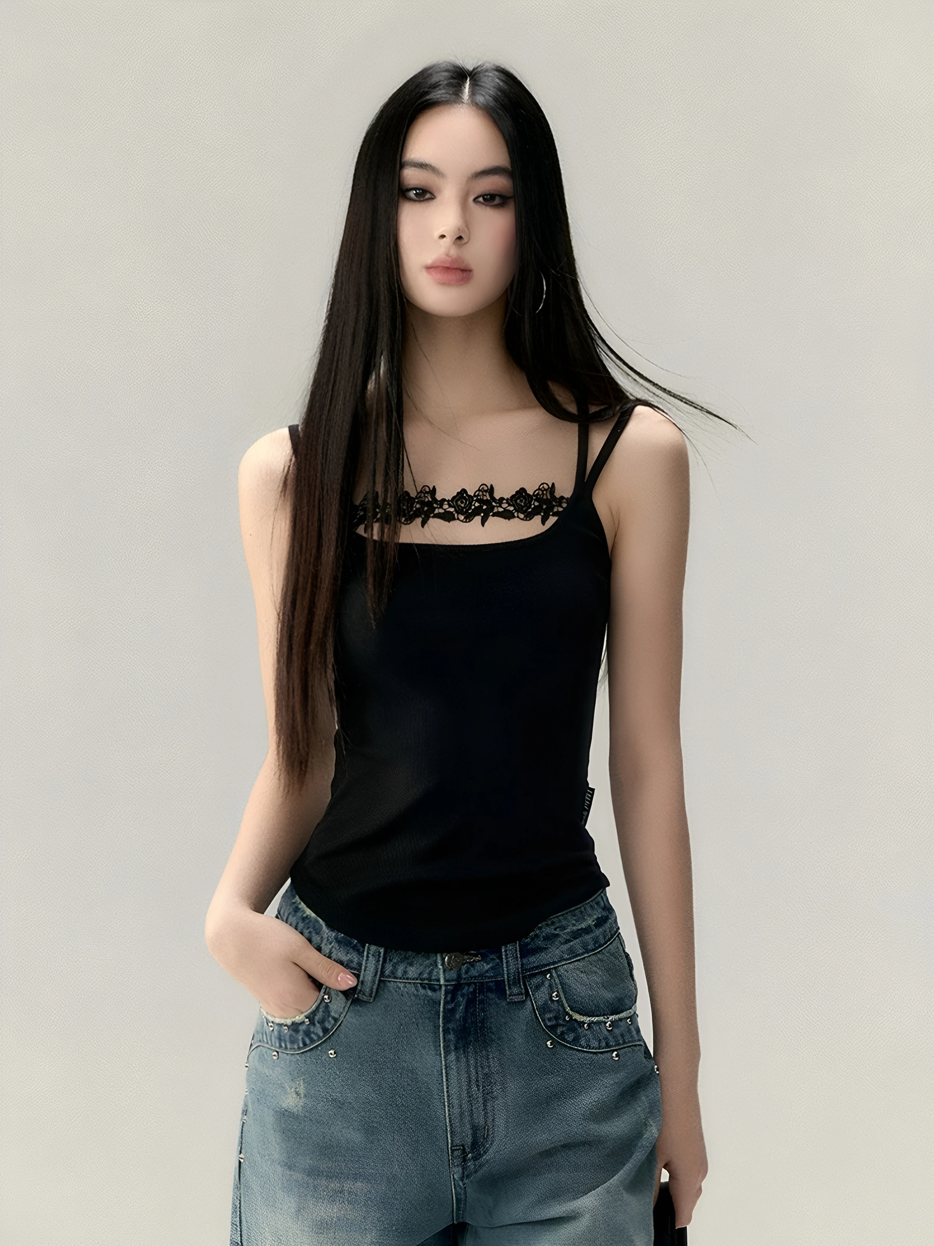 Summer Cotton Lace Crop Top Women's plus Size Splice Sexy Girl Base Layer Shirt Simple Style Pure Color Thread Cotton Blend
Summer Cotton Lace Crop Top Women's plus Size Splice Sexy Girl Base Layer Shirt Simple Style Pure Color Thread Cotton Blend