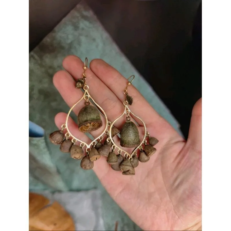 Винтажные нишевые серьги ручной работы с фруктами, ювелирные изделия из чистой меди, серьги-клипсы в стиле бохо, уникальные женские аксессуары для ушей
Винтажные нишевые серьги ручной работы с фруктами, ювелирные изделия из чистой меди, серьги-клипсы в стиле бохо, уникальные женские аксессуары для ушей