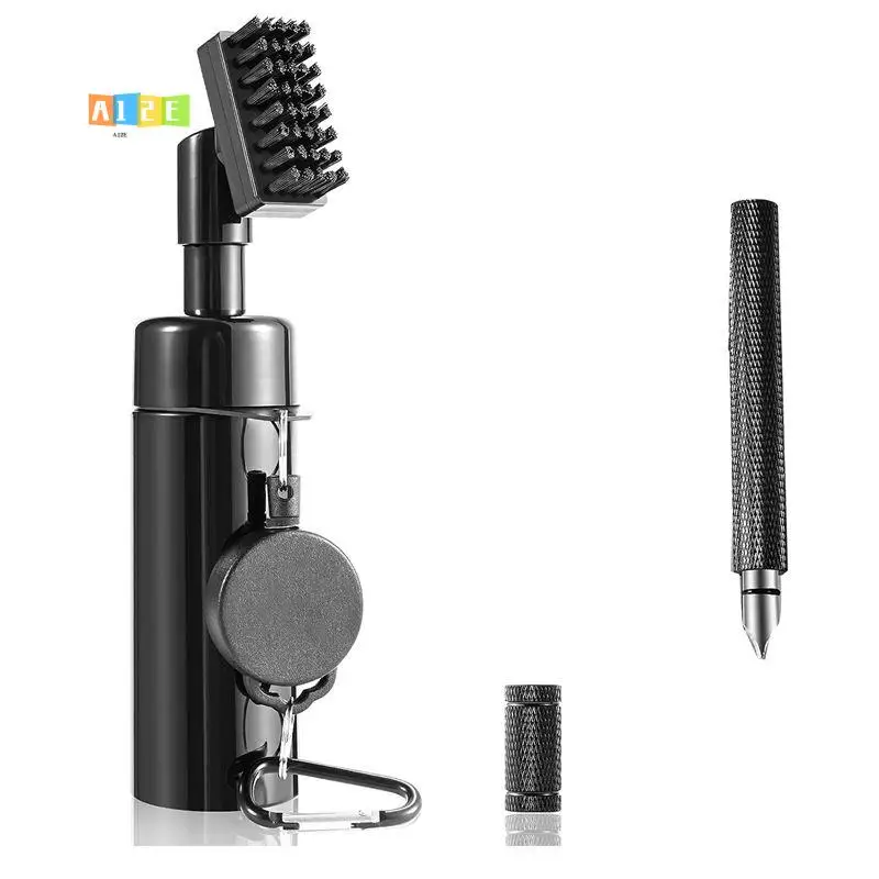 A12E-Golf Club Cleaner Set Golf Groove Sharpener ABS+Aluminum Alloy Golf Club Cleaning Tool Golf Water Brush
A12E-Golf Club Cleaner Set Golf Groove Sharpener ABS+Aluminum Alloy Golf Club Cleaning Tool Golf Water Brush