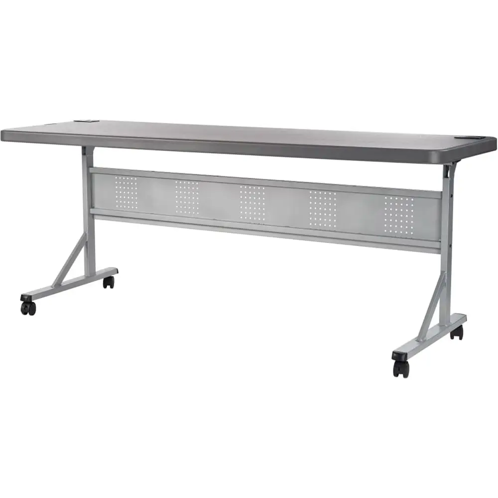 Lightweight Portable 24 x 72 Folding Training Table with 2 Grommet Holes in Charcoal
Lightweight Portable 24 x 72 Folding Training Table with 2 Grommet Holes in Charcoal