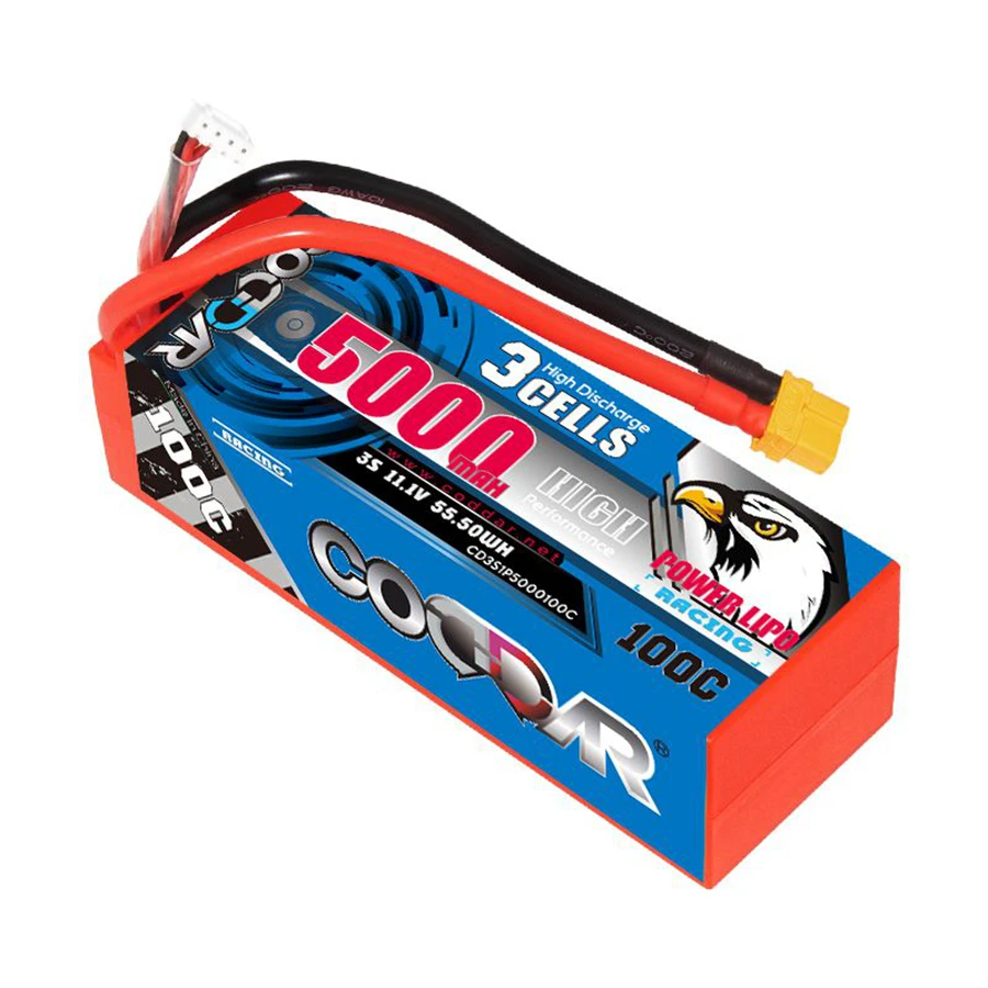 CD3S1P5000100C 5000mAh 3S 11,1 V 100C радиоуправляемая модель автомобиля, литиевая батарея
CD3S1P5000100C 5000mAh 3S 11,1 V 100C радиоуправляемая модель автомобиля, литиевая батарея