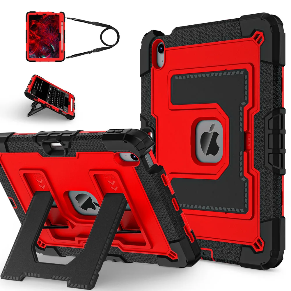 Shockproof Case for iPad Air 4 5 10.9" Air 11 M2 M3 with Pencil Holder Stand Cover Four Corner Anti-Drop Protective Shell
Shockproof Case for iPad Air 4 5 10.9" Air 11 M2 M3 with Pencil Holder Stand Cover Four Corner Anti-Drop Protective Shell