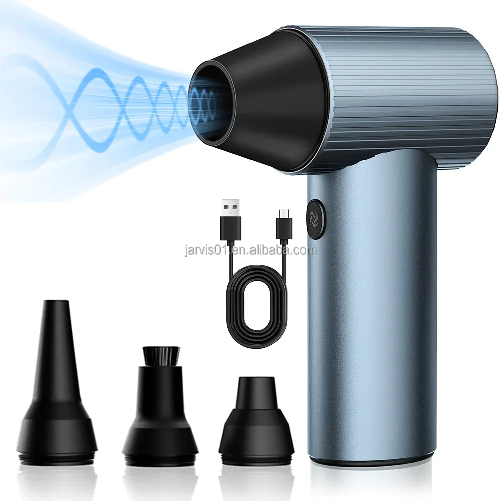 Turbo Jet Fan 3-Speed Rechargeable Mini Electric Air Blower 90000RPM Mini Jet Compressed Air Compressed Air Blower
Turbo Jet Fan 3-Speed Rechargeable Mini Electric Air Blower 90000RPM Mini Jet Compressed Air Compressed Air Blower