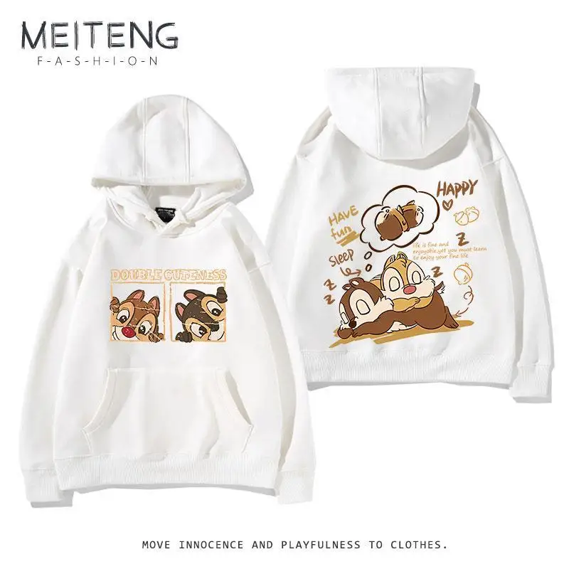 Флисовые толстовки Disney Chip 'n' Dale для пар, универсальные теплые пуловеры для мужчин и женщин, осенне-зимние комплекты одежды в ко-брендинговом стиле
Флисовые толстовки Disney Chip 'n' Dale для пар, универсальные теплые пуловеры для мужчин и женщин, осенне-зимние комплекты одежды в ко-брендинговом стиле