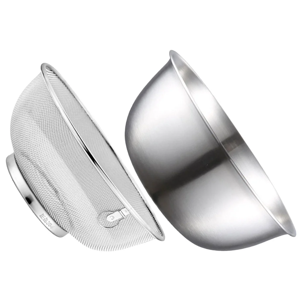 2 Pcs Drain Basket Sink Metal Basin Stainless Steel Mesh Strainer Filler Whistles Filter Screen Rice Washer Bowl Fine Slide
2 Pcs Drain Basket Sink Metal Basin Stainless Steel Mesh Strainer Filler Whistles Filter Screen Rice Washer Bowl Fine Slide