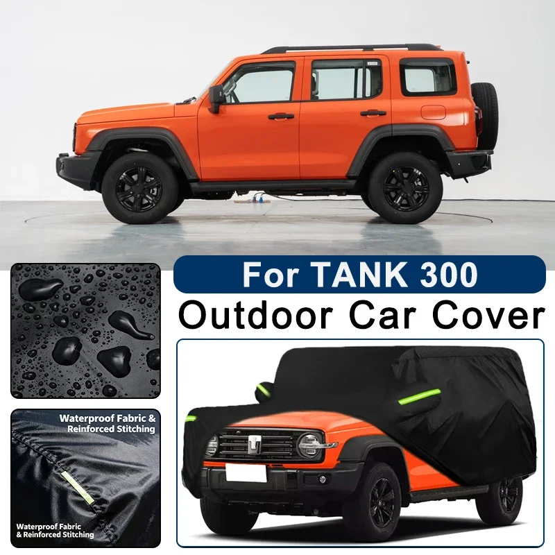 Outdoor Car Cover Waterproof Dustproof UV Sun Protection, Full Car Protector Exterior Accessories For TANK 300 2020-2026
Outdoor Car Cover Waterproof Dustproof UV Sun Protection, Full Car Protector Exterior Accessories For TANK 300 2020-2026