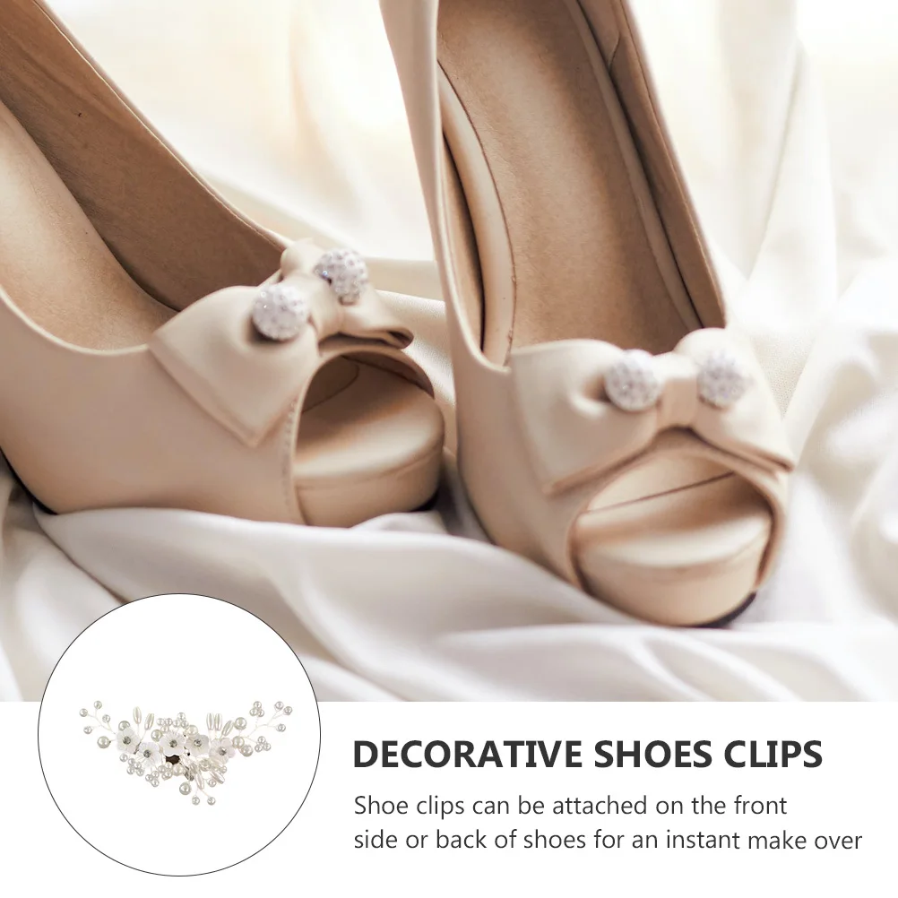 2pcs Removable Shoe Clips Pearl Decoration Bridal Shoes Buckles Decorative Accessories For High Heels Sandals Platform Pumps
2pcs Removable Shoe Clips Pearl Decoration Bridal Shoes Buckles Decorative Accessories For High Heels Sandals Platform Pumps