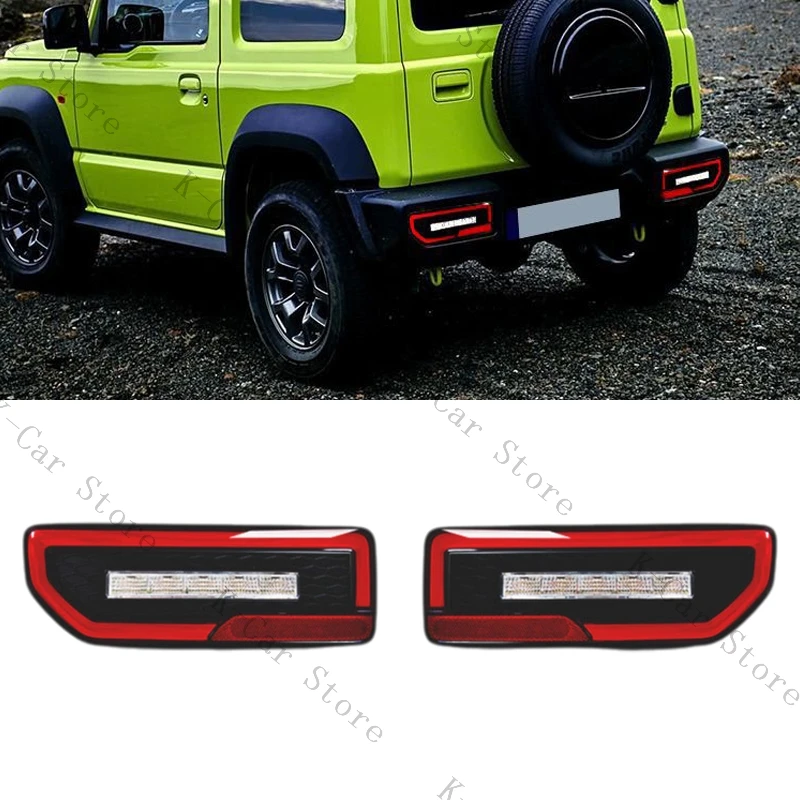 Для Suzuki Jimny JB64 JB74 2019 2020 светодиодные задние фонари заднего бампера, модифицированный стоп-сигнал, плавный указатель поворота, автомобильные аксессуары
Для Suzuki Jimny JB64 JB74 2019 2020 светодиодные задние фонари заднего бампера, модифицированный стоп-сигнал, плавный указатель поворота, автомобильные аксессуары