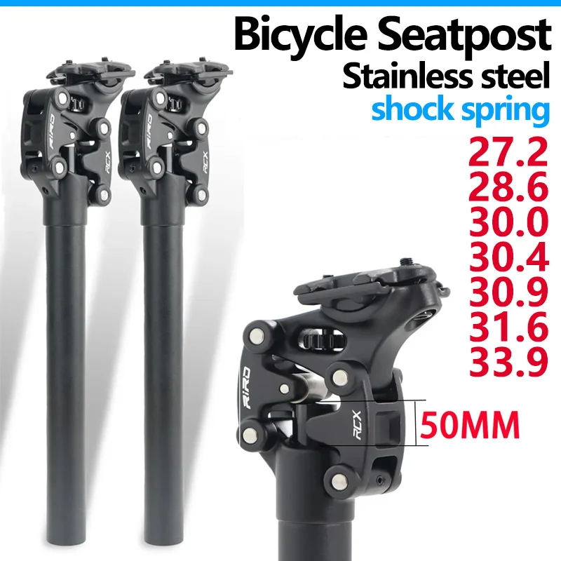 MTB Shock Absorber for Bicycle Suspension Seatpost Dropper 27.2 28.6 30.0 30.4 30.8 31.6mm Mountain Bike Seat Tube
MTB Shock Absorber for Bicycle Suspension Seatpost Dropper 27.2 28.6 30.0 30.4 30.8 31.6mm Mountain Bike Seat Tube