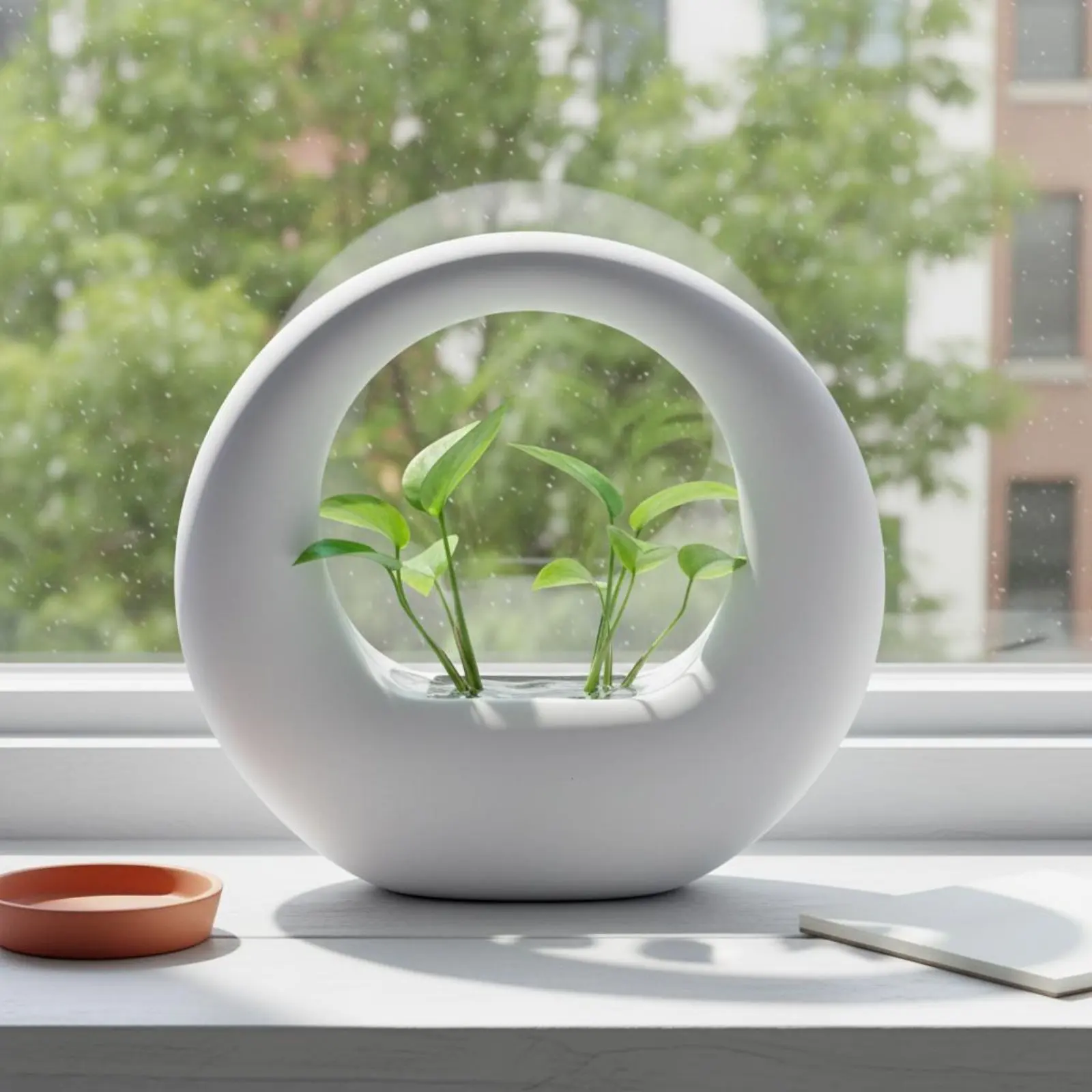 Modern Minimalist Vase Nordic Inspired Imitation Ceramic Planter Circular Art Vase Hydroponic Suitable Home Decoration
Modern Minimalist Vase Nordic Inspired Imitation Ceramic Planter Circular Art Vase Hydroponic Suitable Home Decoration