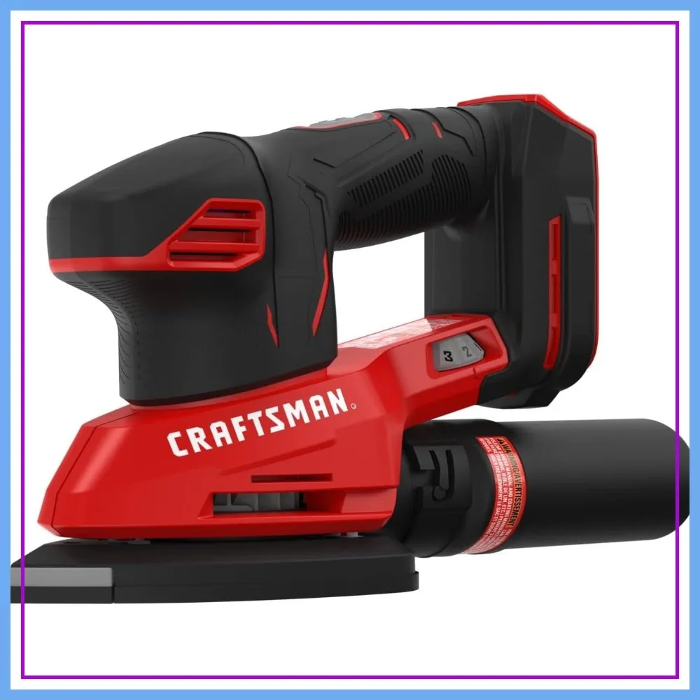 20V MAX Cordless Detail Sander, Tool Only - Variable Speed 9000-12000 OPM, D-Handle Grip, Dust Collection
20V MAX Cordless Detail Sander, Tool Only - Variable Speed 9000-12000 OPM, D-Handle Grip, Dust Collection