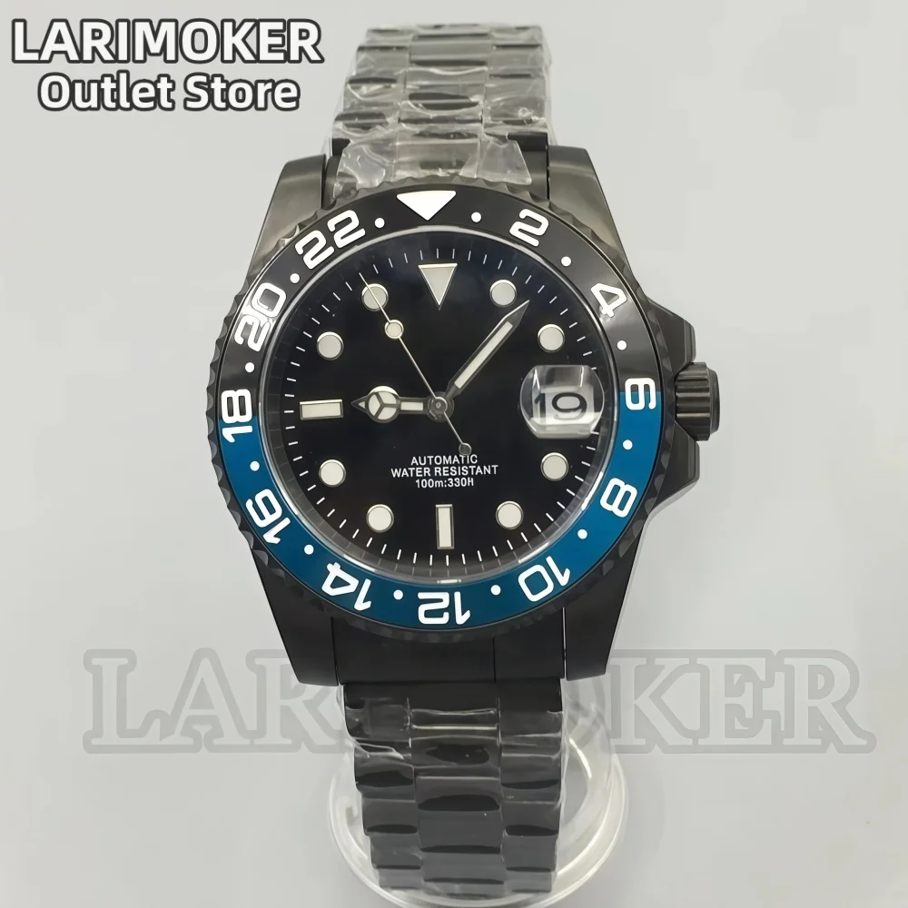 LARIMOKER 40.5mm NH35 Automatic Diving Watch Sapphire Glass Rotating Colorful Bezel Insert Waterproof Rubber/Stainless Strap
LARIMOKER 40.5mm NH35 Automatic Diving Watch Sapphire Glass Rotating Colorful Bezel Insert Waterproof Rubber/Stainless Strap