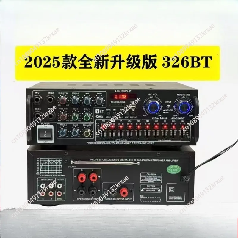 Бытовой усилитель мощности 12 В/220 В Bluetooth эквалайзер автомобильный уличный усилитель мощности для караоке
Бытовой усилитель мощности 12 В/220 В Bluetooth эквалайзер автомобильный уличный усилитель мощности для караоке