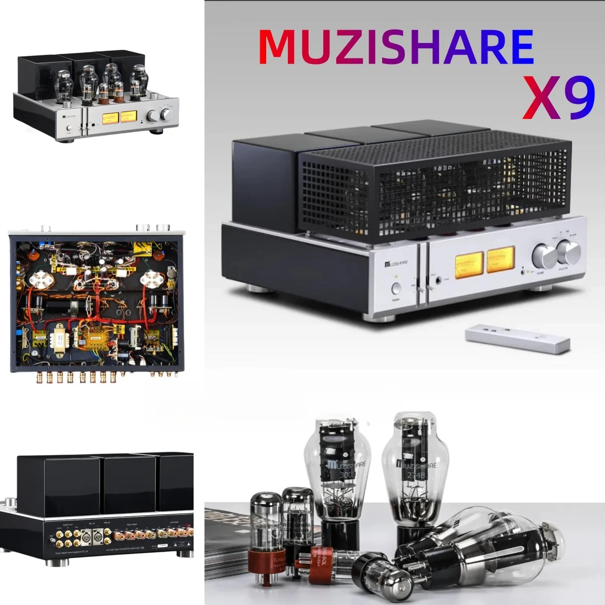 New Latest arrival MUZISHARE X9 300B Tube Amplifier Pure Power Integrated Lamp Balanced Amp MZSX9 Upgrad for X-300B
New Latest arrival MUZISHARE X9 300B Tube Amplifier Pure Power Integrated Lamp Balanced Amp MZSX9 Upgrad for X-300B