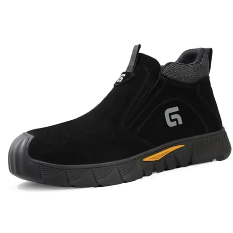 GLANOUDUN Welding Work Boots for Men Slip on Steel Toe Shoes for Men Indestructible Steel Toe Boots Welder Men's Working Shoes
GLANOUDUN Welding Work Boots for Men Slip on Steel Toe Shoes for Men Indestructible Steel Toe Boots Welder Men's Working Shoes