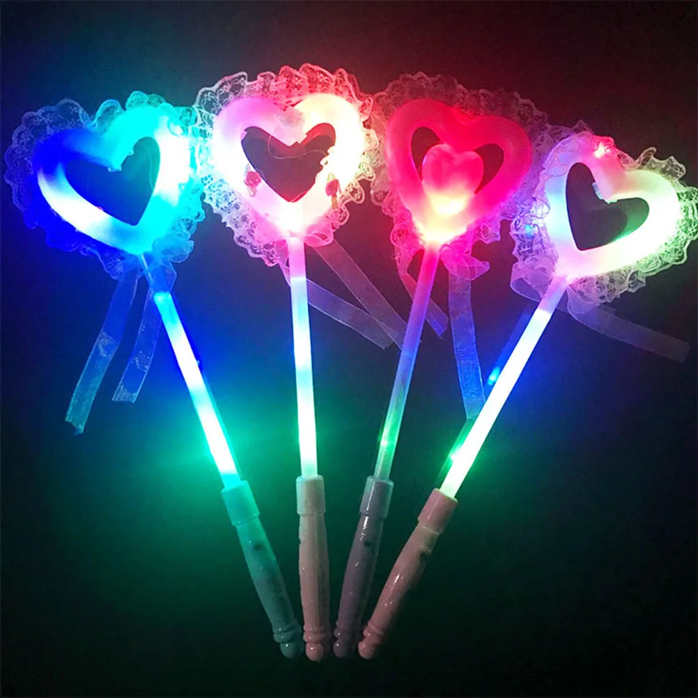 Love Heart Flashing Sticks Glow Party Wand Lace Decor Light-Up For Concert Festival Rave Night Role Play Props
Love Heart Flashing Sticks Glow Party Wand Lace Decor Light-Up For Concert Festival Rave Night Role Play Props