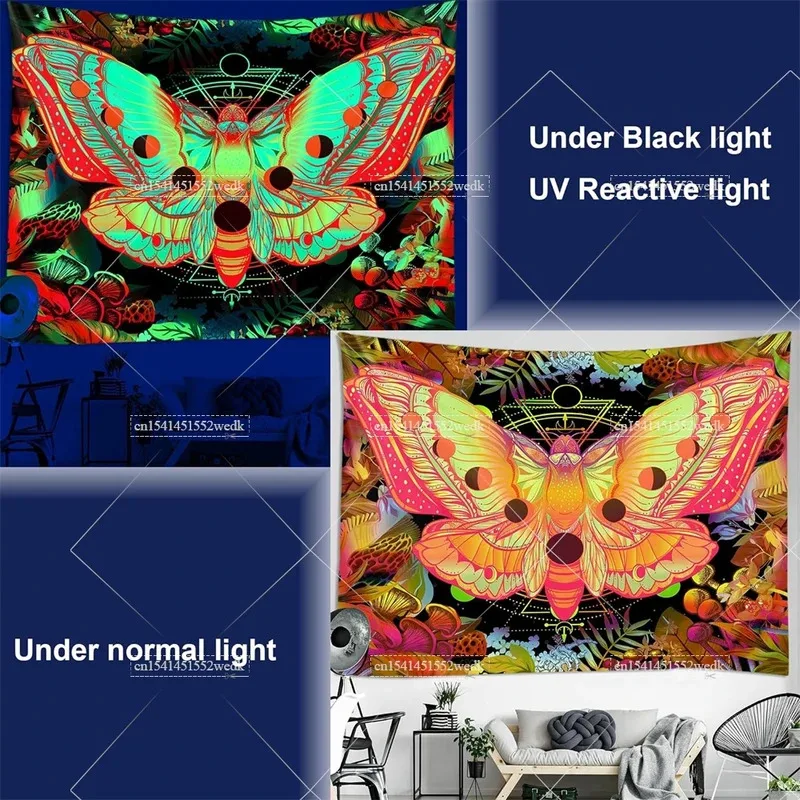 KMN33Blacklight Butterfly Tapestry Moon Star Galaxy Space Neon Tapestry UV Reactive Wall Hanging Party Backdrop Room Decor A6Jn
KMN33Blacklight Butterfly Tapestry Moon Star Galaxy Space Neon Tapestry UV Reactive Wall Hanging Party Backdrop Room Decor A6Jn