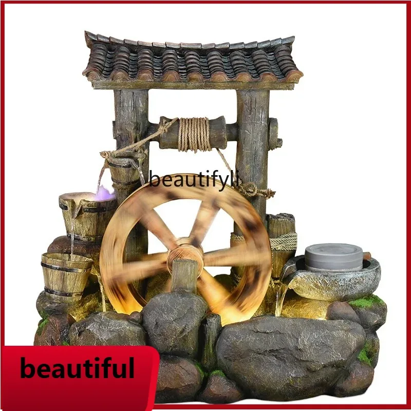 F132 Rockery Fountain Wheel Outdoor Courtyard Landscape Balcony Fish Pond Outdoor Pool Flowing Water Ornaments Circulating Wat
F132 Rockery Fountain Wheel Outdoor Courtyard Landscape Balcony Fish Pond Outdoor Pool Flowing Water Ornaments Circulating Wat