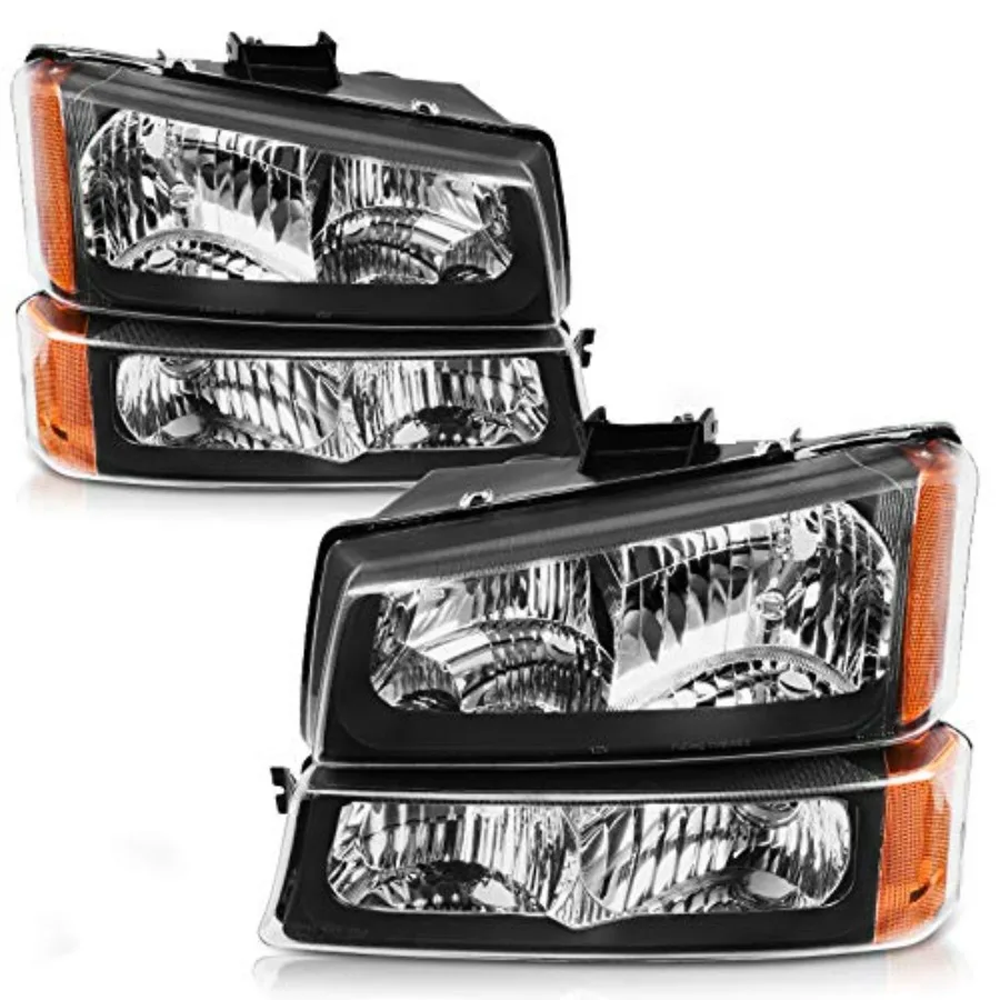 Headlight Assembly Compatible with 2003-2007 Chevy Silverado Avalanche 1500 1500HD 2500 2500HD 3500 Classic Pickup Headlamp Rep
Headlight Assembly Compatible with 2003-2007 Chevy Silverado Avalanche 1500 1500HD 2500 2500HD 3500 Classic Pickup Headlamp Rep