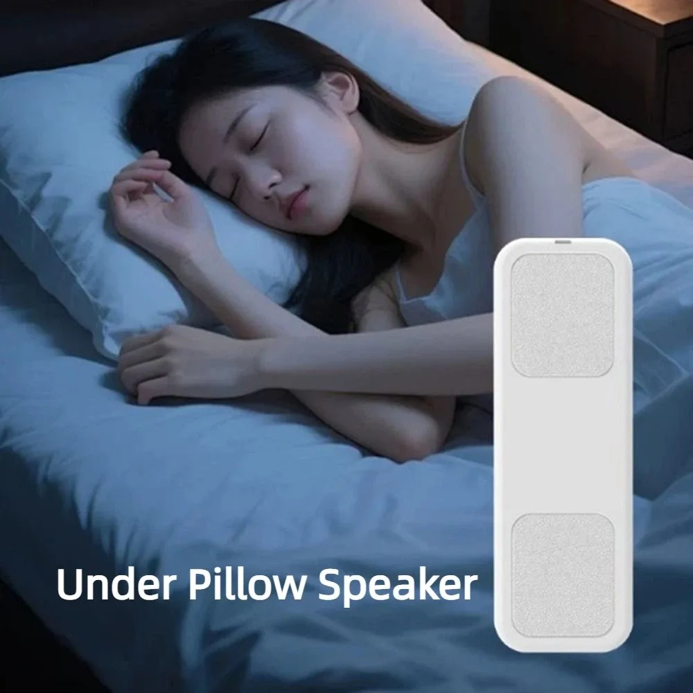 Portable Under Pillow Bluetooth Speaker Ultrathin Timed Shutdown Bone Conduction Speaker Bluetooth 5.3 Hifi Sound Soundbar
Portable Under Pillow Bluetooth Speaker Ultrathin Timed Shutdown Bone Conduction Speaker Bluetooth 5.3 Hifi Sound Soundbar
