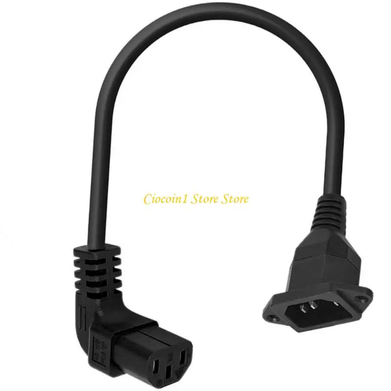 A3PC 90 Degree IEC 320 C13 Female to C14 Male Power Cord C13 to C14 Panel Mount
A3PC 90 Degree IEC 320 C13 Female to C14 Male Power Cord C13 to C14 Panel Mount