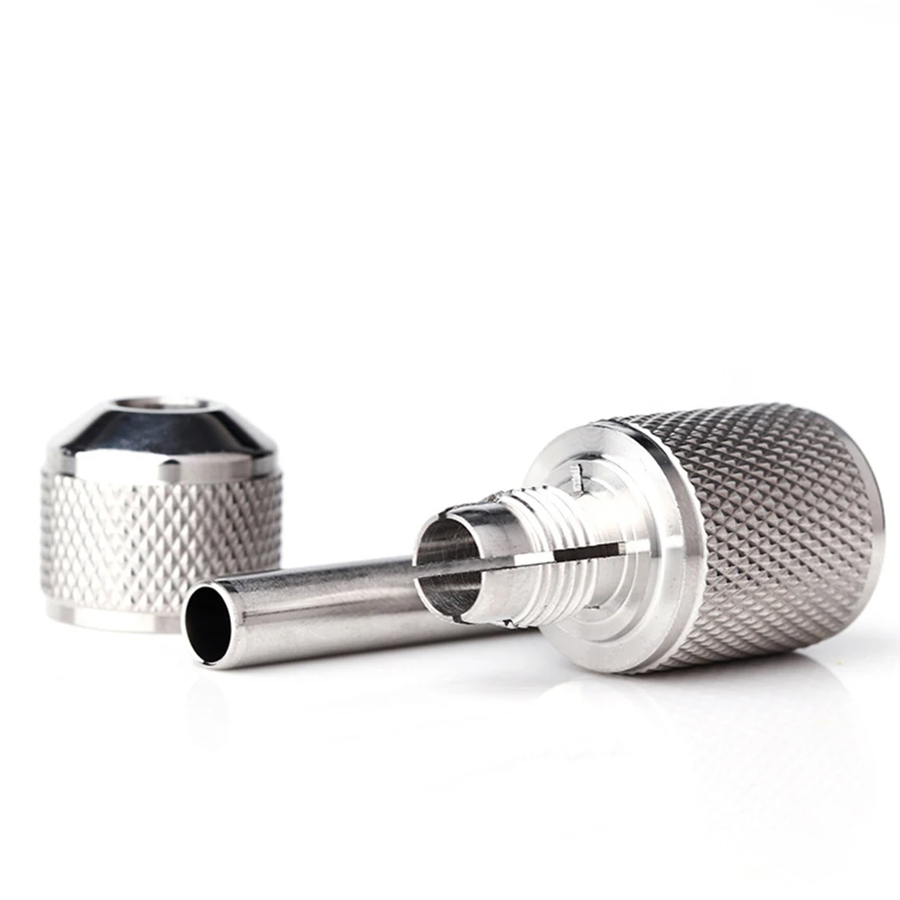 30Mm Self-Locking Machine Handle Stainless Steel Tip Grip For Tattoo Pen Portable Anti-Slip Body Art Supply Tool Machine Grip
30Mm Self-Locking Machine Handle Stainless Steel Tip Grip For Tattoo Pen Portable Anti-Slip Body Art Supply Tool Machine Grip