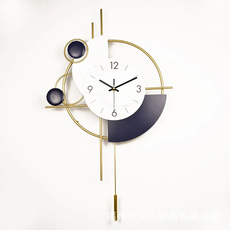 Nordic swinging wall clock Creative living room clock, modern minimalist wall watch
Nordic swinging wall clock Creative living room clock, modern minimalist wall watch