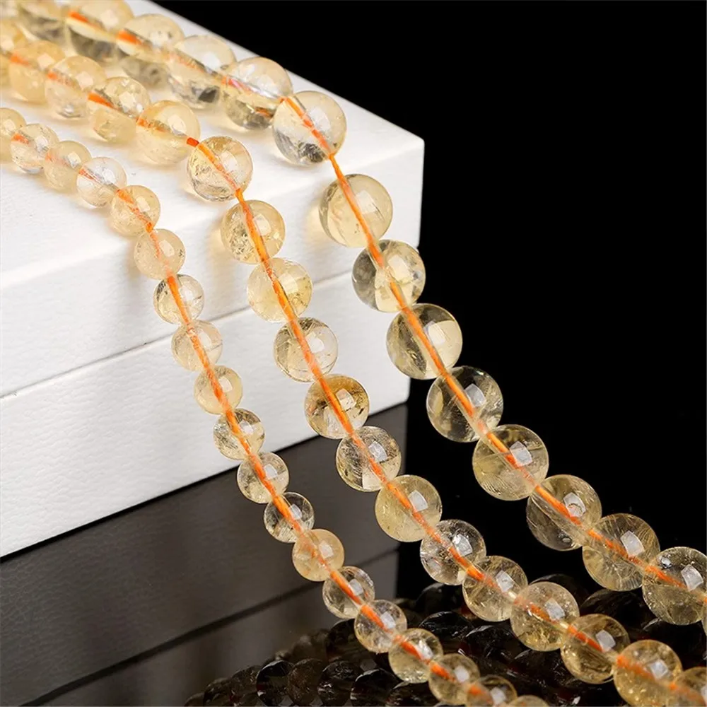 Natural Yellow Crystal Beads Cotton Wool Round Loose Beads Handmade DIY Crystal Bracelets Necklaces Beaded Material Accessories
Natural Yellow Crystal Beads Cotton Wool Round Loose Beads Handmade DIY Crystal Bracelets Necklaces Beaded Material Accessories