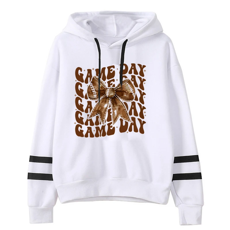 Funny Fall Bow Game Day Print Sweatshirt Women Hooded Hoodie Autumn And Winter Pullovers Ladies Long Sleeve Sweatshirt
Funny Fall Bow Game Day Print Sweatshirt Women Hooded Hoodie Autumn And Winter Pullovers Ladies Long Sleeve Sweatshirt