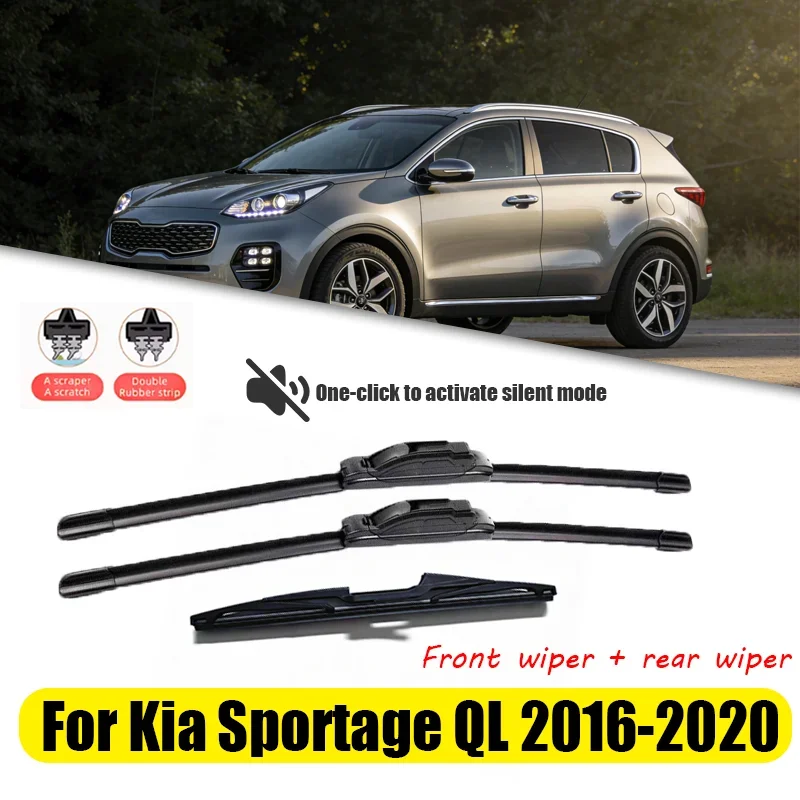 26'+16'+11' for Kia Sportage QL 2016-2020 2017 2018 2019 wiper front and rear wiper blades windshield window brush
26'+16'+11' for Kia Sportage QL 2016-2020 2017 2018 2019 wiper front and rear wiper blades windshield window brush