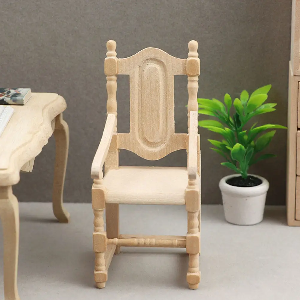 2Pcs Miniature Chair Decorative Mini Furniture Adorable Wooden Chairs Kids Accessories Desktop Small Chair Furniture
2Pcs Miniature Chair Decorative Mini Furniture Adorable Wooden Chairs Kids Accessories Desktop Small Chair Furniture