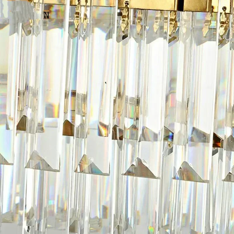 Gold Kristallen Kroonluchter Crystal Pendant Modern Lighting for Living Room Dinning LED Light HOMEBLESS
Gold Kristallen Kroonluchter Crystal Pendant Modern Lighting for Living Room Dinning LED Light HOMEBLESS