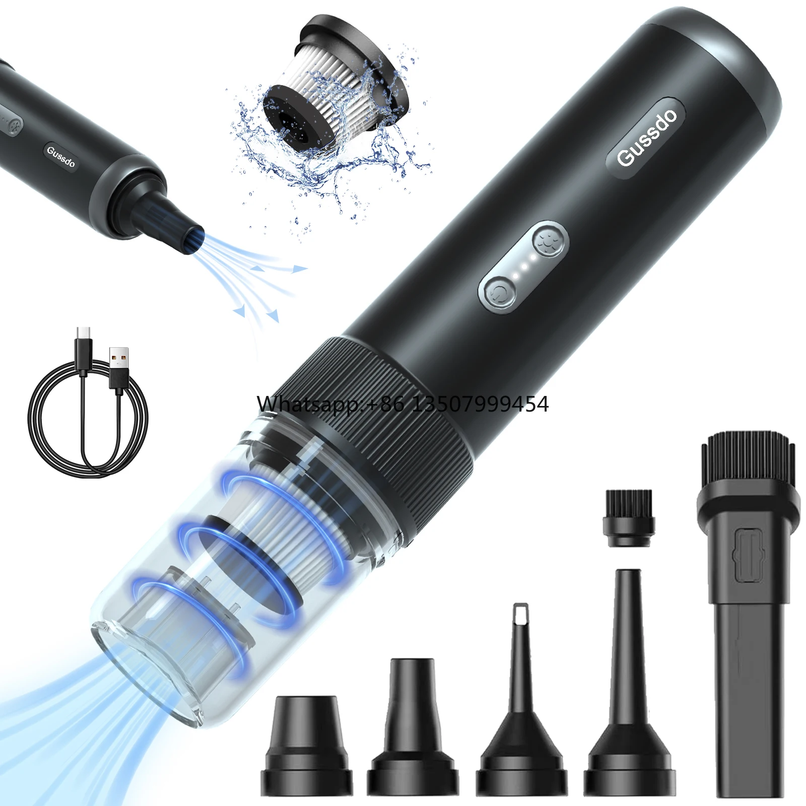Portable Home Car 2 3 in 1 Mini Vacuum Cleaner 4 Flasks Portable Vaccum Rechargeable Wireless USB C Air Blower Pump Inflator
Portable Home Car 2 3 in 1 Mini Vacuum Cleaner 4 Flasks Portable Vaccum Rechargeable Wireless USB C Air Blower Pump Inflator