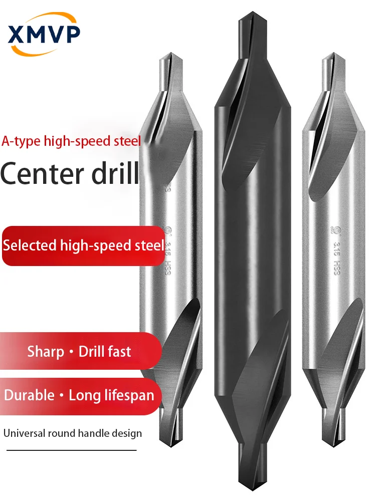 A-type center drill full grinding spiral groove lathe positioning fixed-point drill stainless steel centering drill center drill
A-type center drill full grinding spiral groove lathe positioning fixed-point drill stainless steel centering drill center drill