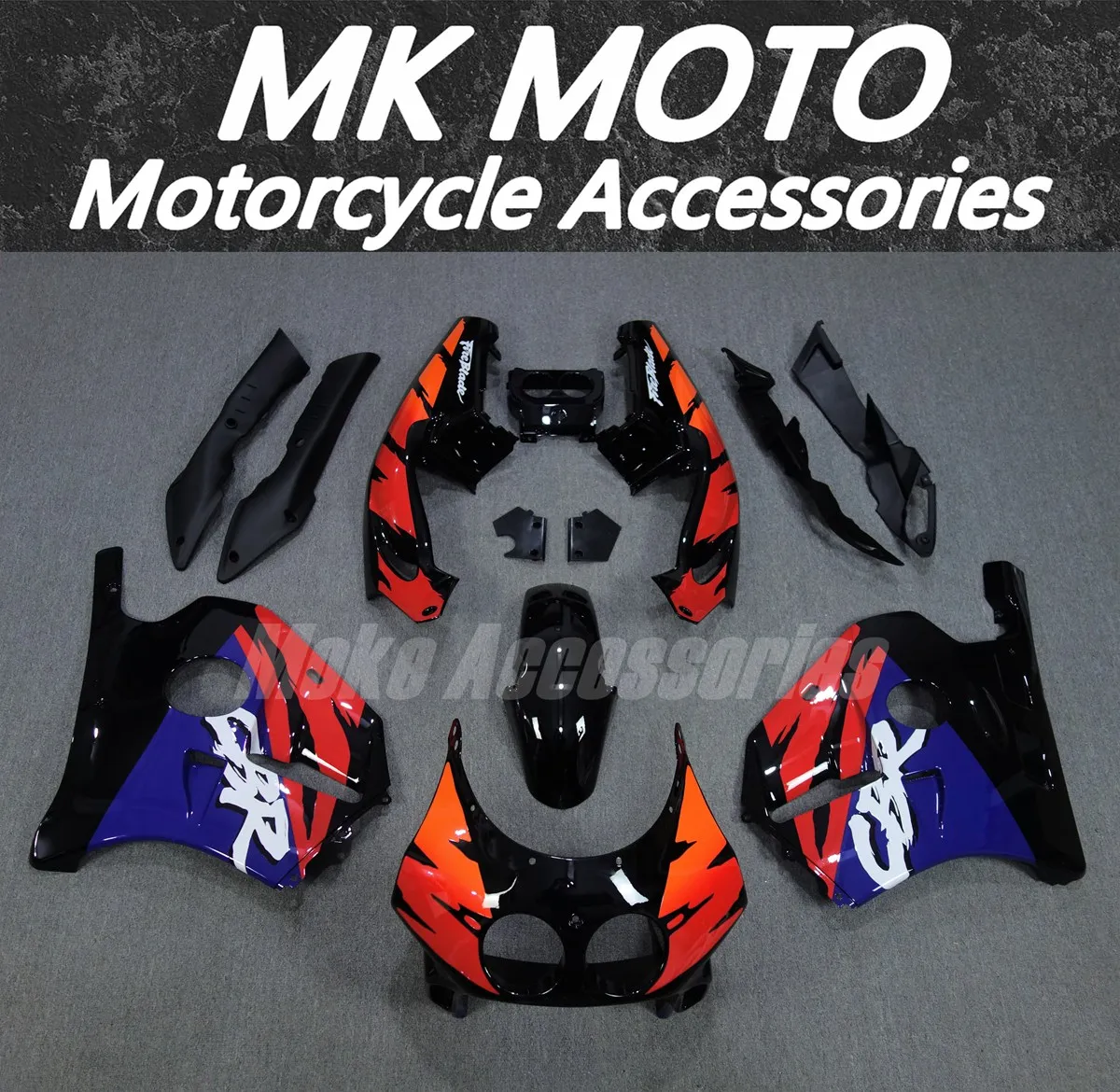 Moke moto Motorcycle Fairings Kit Fit For Cbr250rr Mc22 1990 1991 1992 1993 1994-1999 Bodywork Set Injection Orange Black Blue
Moke moto Motorcycle Fairings Kit Fit For Cbr250rr Mc22 1990 1991 1992 1993 1994-1999 Bodywork Set Injection Orange Black Blue