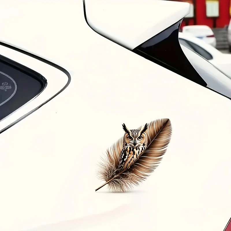 1pc Owl Feather Vinyl Sticker, Self-Adhesive Decal for Car, Truck, Motorcycle, Window & Wall Decor
1pc Owl Feather Vinyl Sticker, Self-Adhesive Decal for Car, Truck, Motorcycle, Window & Wall Decor