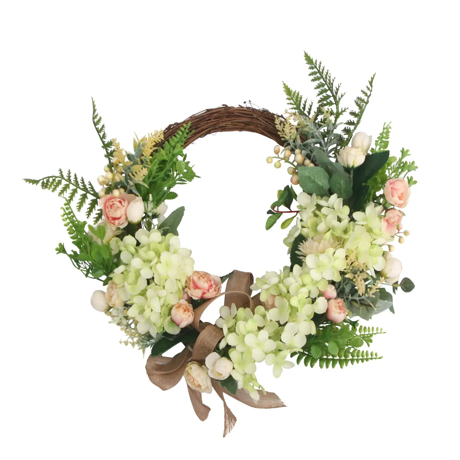 1Pcs Artificial Hydrangea Floral Leaf Wreath Creative Home Door Hanging Delicate Garland Wall Decor for Wedding Party Christmas
1Pcs Artificial Hydrangea Floral Leaf Wreath Creative Home Door Hanging Delicate Garland Wall Decor for Wedding Party Christmas