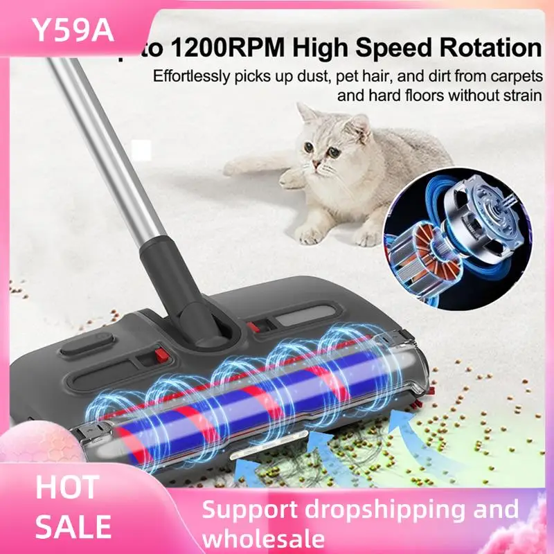 Y59A Беспроводная электрическая подметальная машина и швабра Перезаряжаемый ручной очиститель пола Портативный и удобный
Y59A Беспроводная электрическая подметальная машина и швабра Перезаряжаемый ручной очиститель пола Портативный и удобный