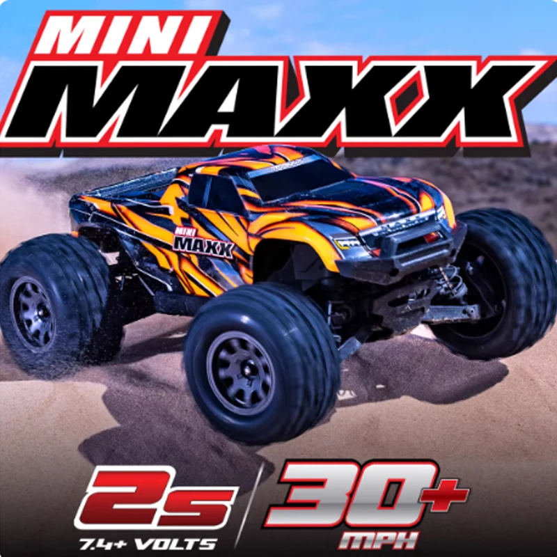 Радиоуправляемый электрический мини-внедорожник Traxxas Maxx с полным приводом, бесщеточный, 2S, для бездорожья, 107154-1
Радиоуправляемый электрический мини-внедорожник Traxxas Maxx с полным приводом, бесщеточный, 2S, для бездорожья, 107154-1