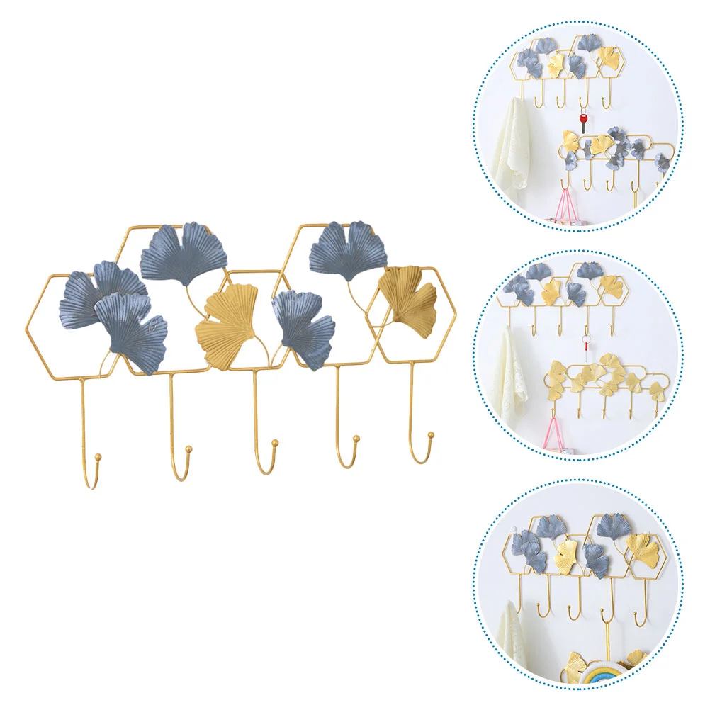 Ginkgo Hook Keychain Wall Mounted Door Hanging Hat Clothing Household Organizer Clothes Iron Adornment
Ginkgo Hook Keychain Wall Mounted Door Hanging Hat Clothing Household Organizer Clothes Iron Adornment