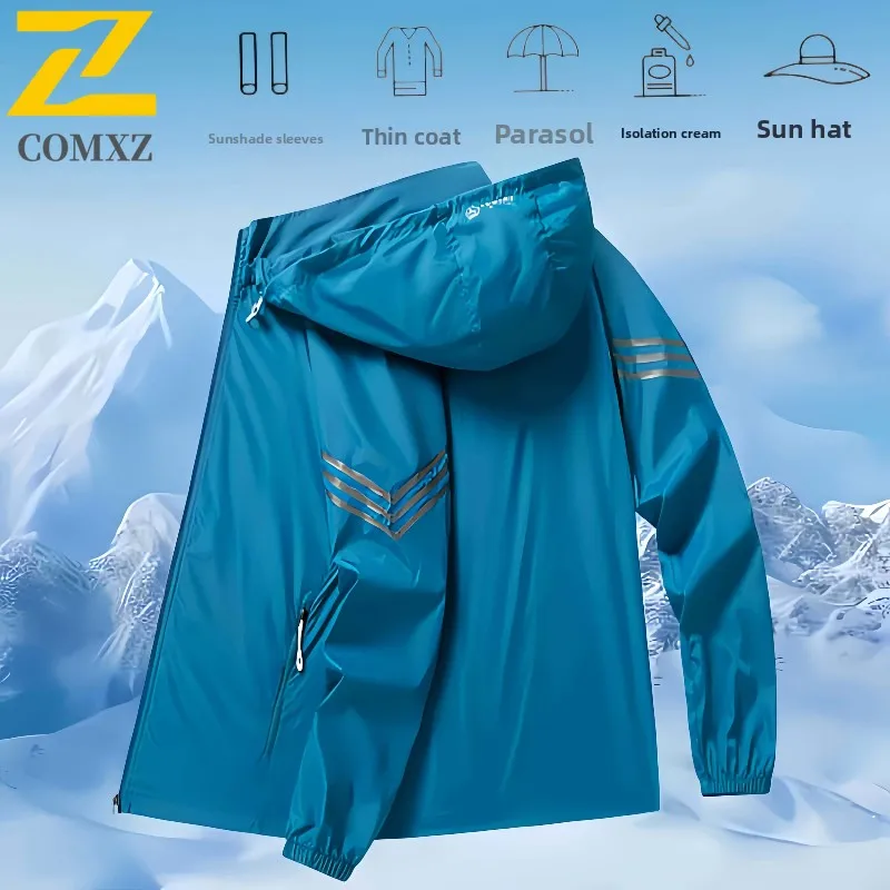 Men's Sunscreen Jacket Ultra Light Ice Silk UPF50+UV Resistant Skincare Hat Fishing Skin Jacket Big Size Cycling Camping Jacket
Men's Sunscreen Jacket Ultra Light Ice Silk UPF50+UV Resistant Skincare Hat Fishing Skin Jacket Big Size Cycling Camping Jacket