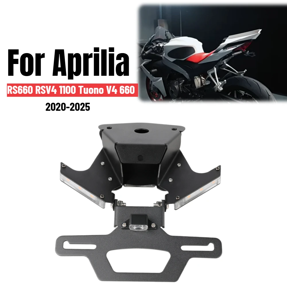 For Aprilia RS660 RSV4 1100 Tuono V4 660 2020-2025 Rear Tail Frame LED Plate Light License Plate Holder Fender Eliminator
For Aprilia RS660 RSV4 1100 Tuono V4 660 2020-2025 Rear Tail Frame LED Plate Light License Plate Holder Fender Eliminator