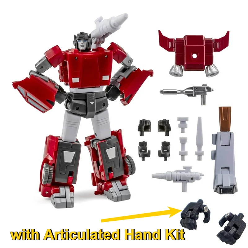 NEWAGE NA H71 Sideswipe Mini Scale Mecha Transformation Model with Articulated Hand Replacement Accessory Kit
NEWAGE NA H71 Sideswipe Mini Scale Mecha Transformation Model with Articulated Hand Replacement Accessory Kit