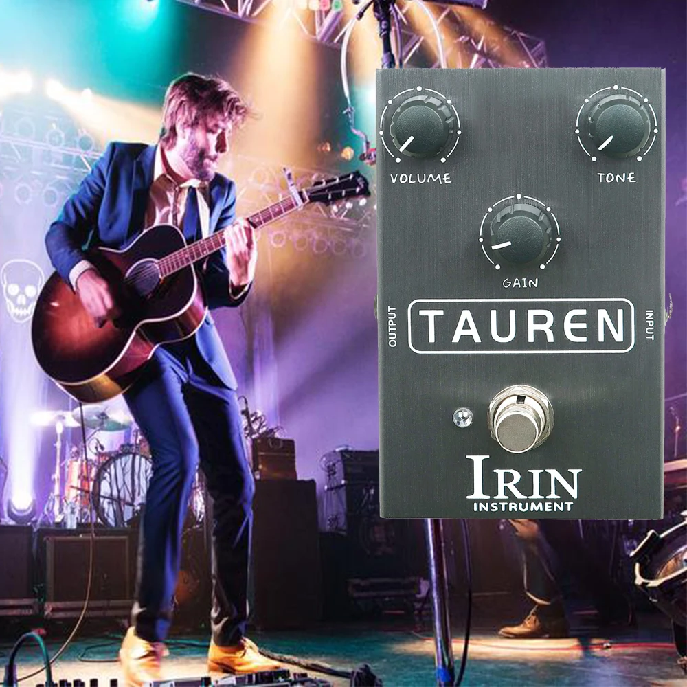 IRIN TAUREN Overdrive Guitar Effect Pedal High Low Gain from Clean Boost to Distortion Guitar Effect Deliver by GAIN Knob Tools
IRIN TAUREN Overdrive Guitar Effect Pedal High Low Gain from Clean Boost to Distortion Guitar Effect Deliver by GAIN Knob Tools