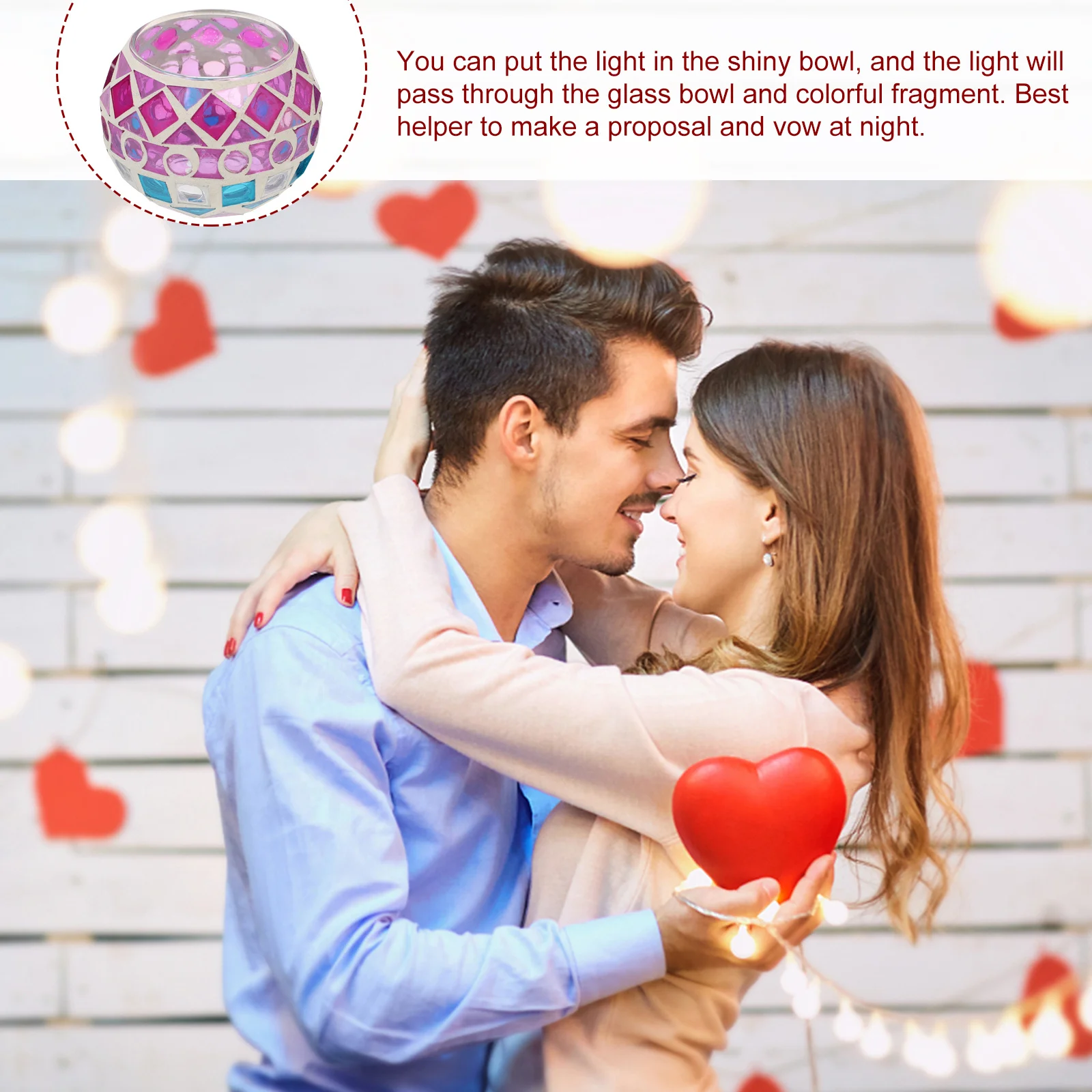 Glass Holder Colorful Mosaic Design Home Decor Table Centerpiece for Festivals LED Lights Mini Candleholder Decoration
Glass Holder Colorful Mosaic Design Home Decor Table Centerpiece for Festivals LED Lights Mini Candleholder Decoration