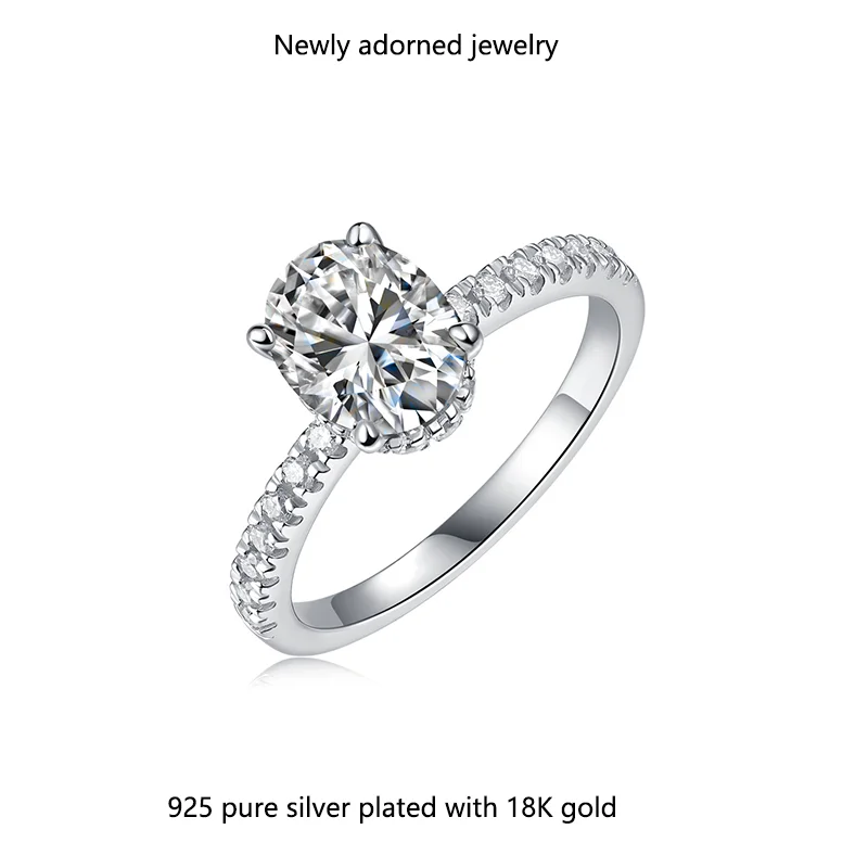 Cross-border four-claw 2.0ct moissanite ring, S925 sterling silver ice-cut wedding ring for girlfriend, anniversary gift, finger
Cross-border four-claw 2.0ct moissanite ring, S925 sterling silver ice-cut wedding ring for girlfriend, anniversary gift, finger